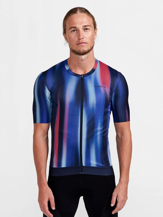 Zdjęcie produktu Craft Koszulka kolarska "ADV Aero Jersey" w kolorze niebieskim rozmiar: M