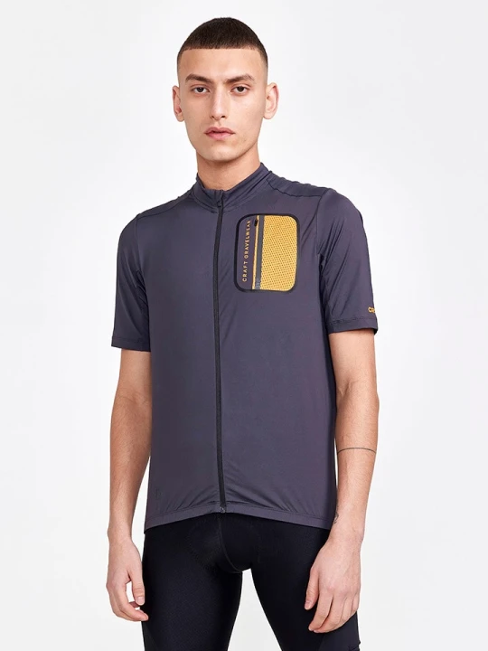 Zdjęcie produktu Craft Koszulka kolarska "ADV Offroad" w kolorze granatowym rozmiar: XL