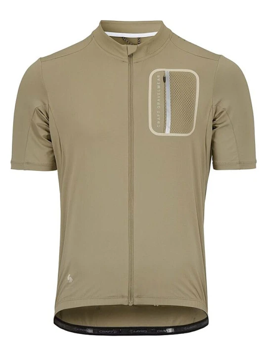Zdjęcie produktu Craft Koszulka kolarska "ADV Offroad" w kolorze khaki rozmiar: S