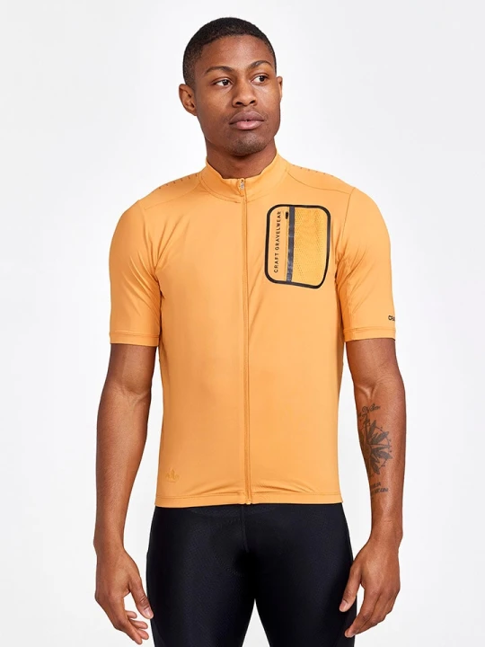 Zdjęcie produktu Craft Koszulka kolarska "ADV Offroad" w kolorze pomarańczowym rozmiar: XL