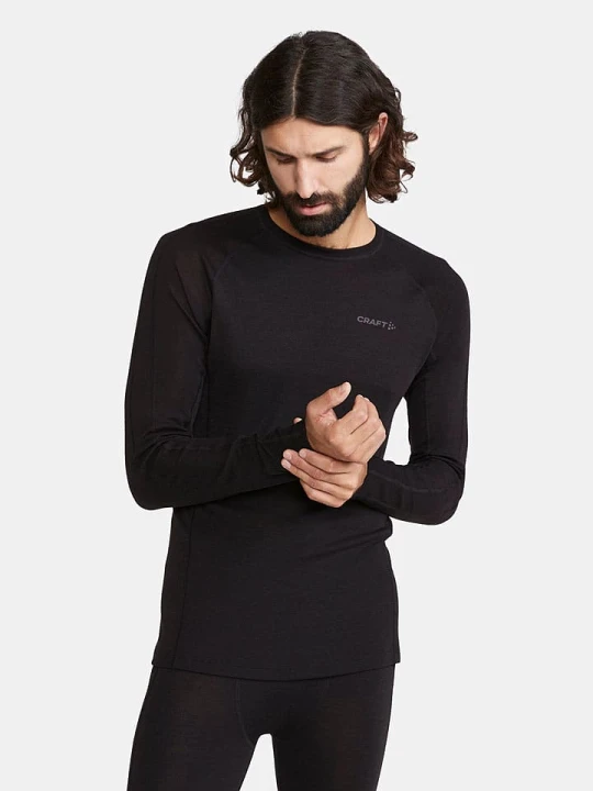 Zdjęcie produktu Craft Koszulka termiczna "ADV Wool" w kolorze czarnym rozmiar: XL