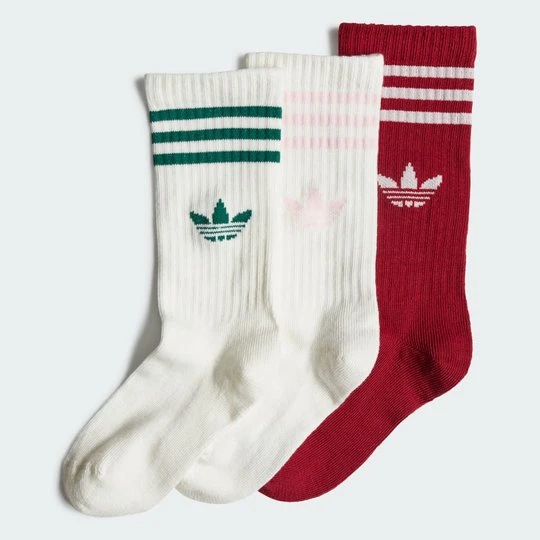 Zdjęcie produktu Crew Socks 3 Pairs Adidas bordowy