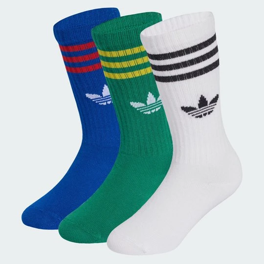Zdjęcie produktu Crew Socks 3 Pairs Adidas niebieski