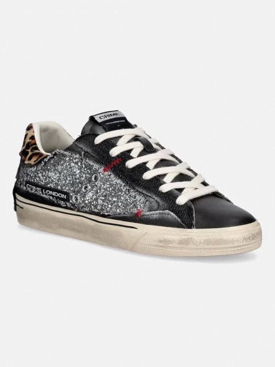 Zdjęcie produktu Crime London DECONSTRUCTED sneakersy damskie czarny