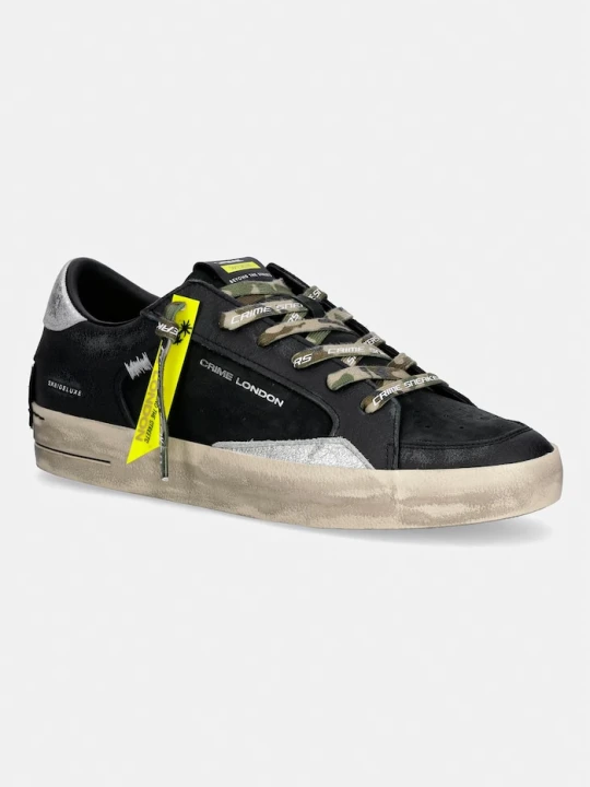 Zdjęcie produktu Crime London SK8 DELUXE męskie skórzane czarny
