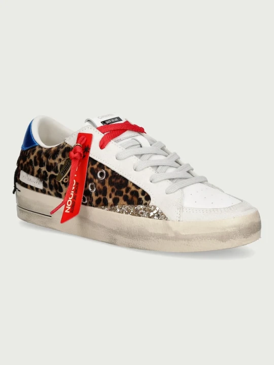 Zdjęcie produktu Crime London sneakersy damskie skórzane brązowy