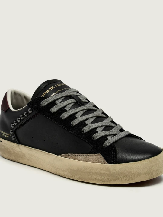 Zdjęcie produktu Crime London Skórzane sneakersy DISTRESSED czarny