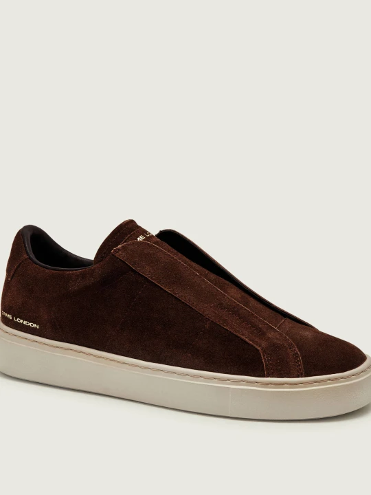 Zdjęcie produktu Crime London Slip on Superlight | zamsz brązowy