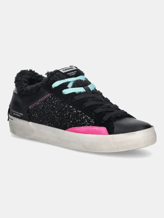 Zdjęcie produktu Crime London sneakersy DISTRESSED czarny