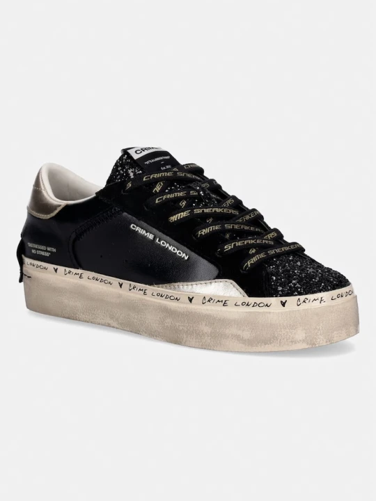 Zdjęcie produktu Crime London sneakersy DISTRESSED PLATFORM czarny