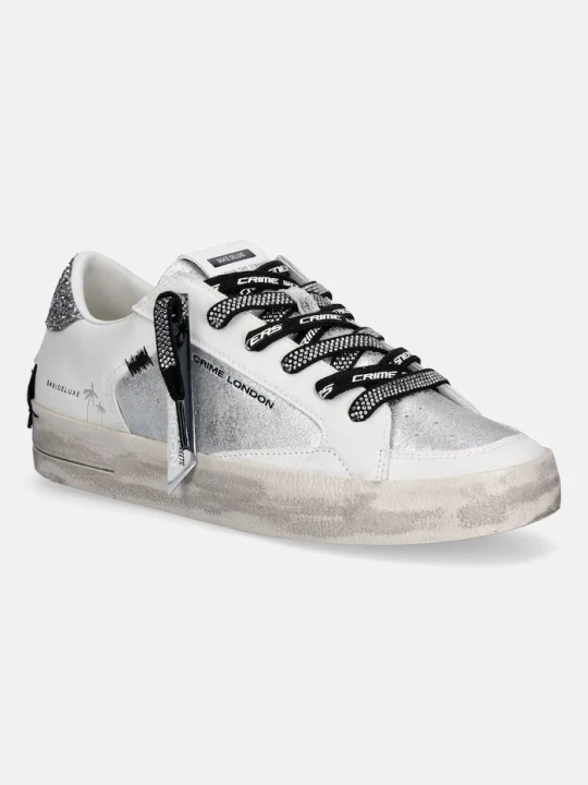 Zdjęcie produktu Crime London sneakersy skórzane SK8 DELUXE biały