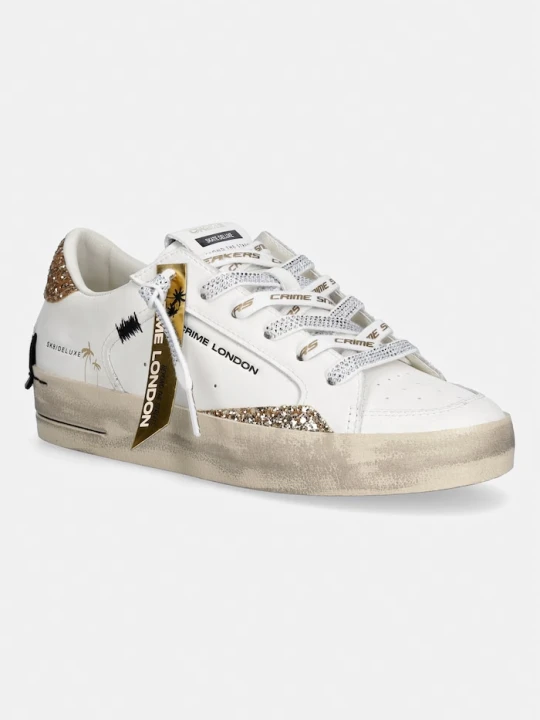 Zdjęcie produktu Crime London sneakersy skórzane SK8 DELUXE biały