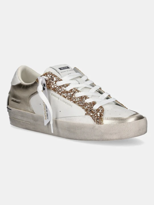 Zdjęcie produktu Crime London sneakersy skórzane SK8 DELUXE złoty