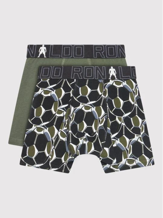 Zdjęcie produktu Cristiano Ronaldo CR7 Komplet bokserek Trunk 2-Pack 8400-51-565 Zielony