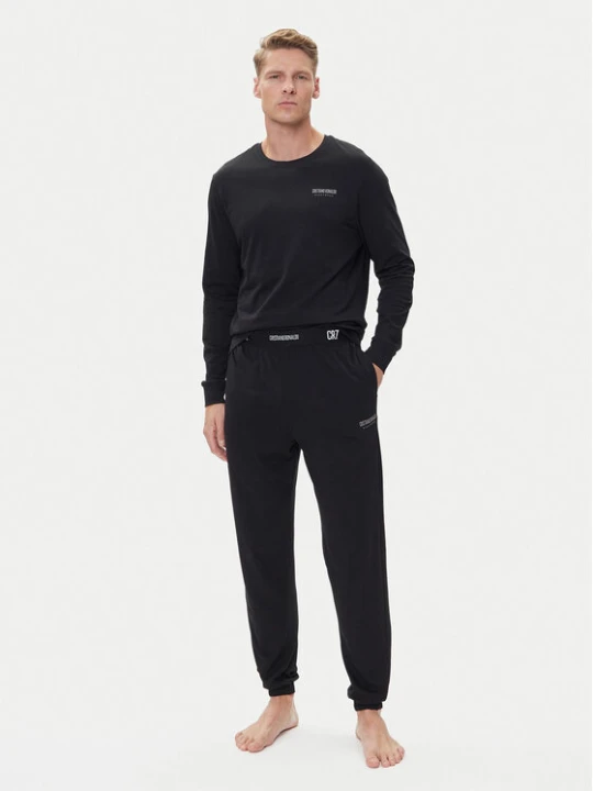 Zdjęcie produktu Cristiano Ronaldo CR7 Piżama 8730-42 Czarny Regular Fit