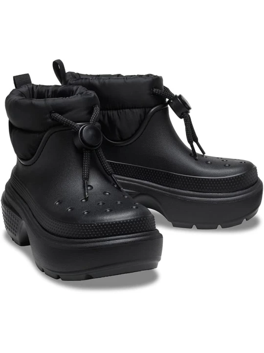 Zdjęcie produktu Crocs Botki zimowe "Stomp Puff" w kolorze czarnym rozmiar: 46/47
