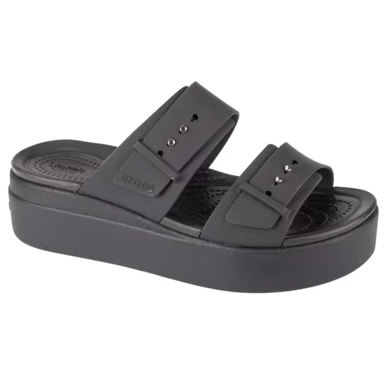 Zdjęcie produktu Crocs Brooklyn Low Wedge Sandal 207431-001, Damskie, Czarne, sandały, syntetyk, rozmiar: 36 / 37