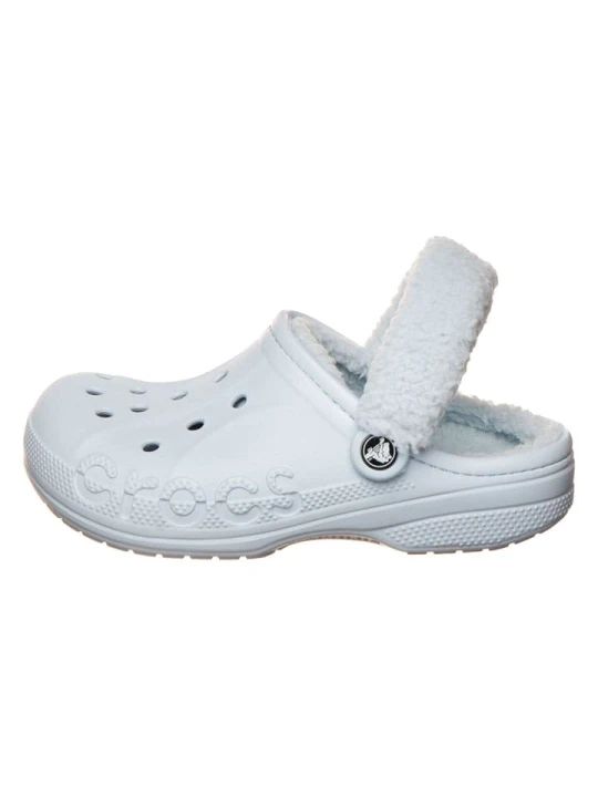 Zdjęcie produktu Crocs Chodaki "Baya Lined Fuzz Strap" w kolorze błękitnym rozmiar: 38 / 39