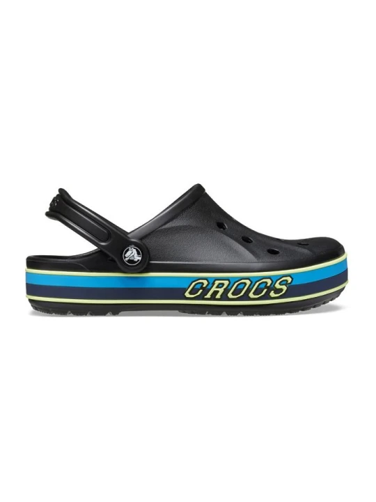 Zdjęcie produktu Crocs Chodaki "Bayaband" w kolorze czarno-błękitnym rozmiar: 19 / 20