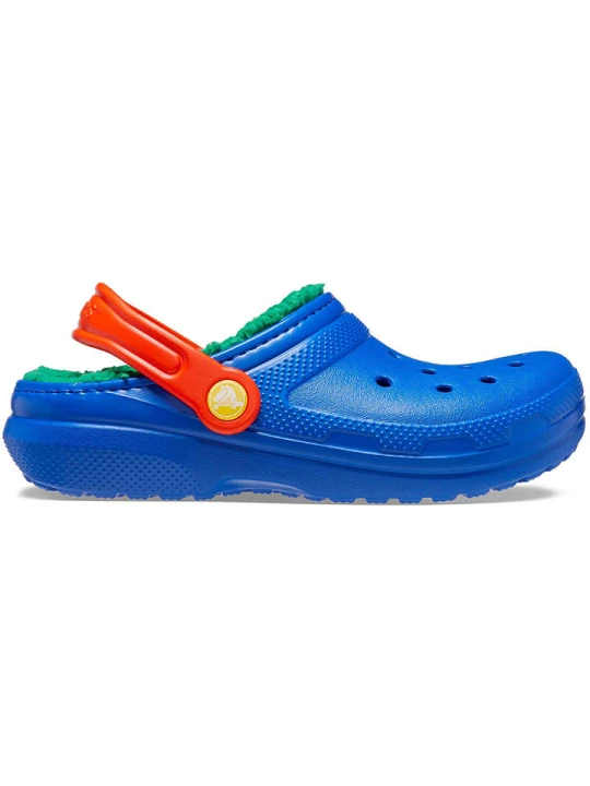 Zdjęcie produktu Crocs Chodaki "Blue Bolt" w kolorze niebiesko-pomarańczowym rozmiar: 25/26