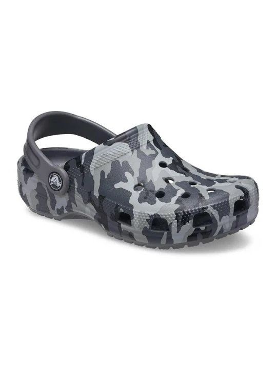 Zdjęcie produktu Crocs Chodaki "Classic Camo" w kolorze szaro-czarnym rozmiar: 20/21
