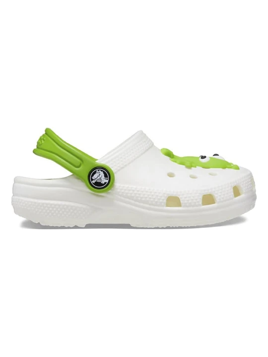 Zdjęcie produktu Crocs Chodaki "Classic Glow Alien" w kolorze biało-zielonym rozmiar: 19 / 20