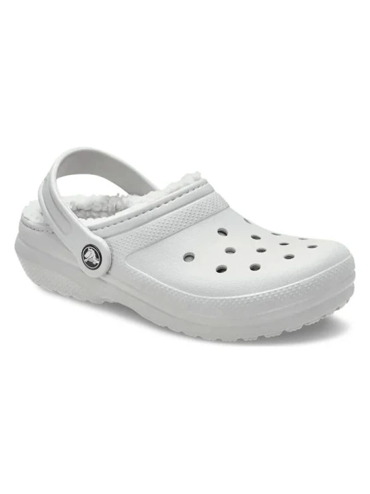 Zdjęcie produktu Crocs Chodaki "Classic Lined" w kolorze białym rozmiar: 28/29