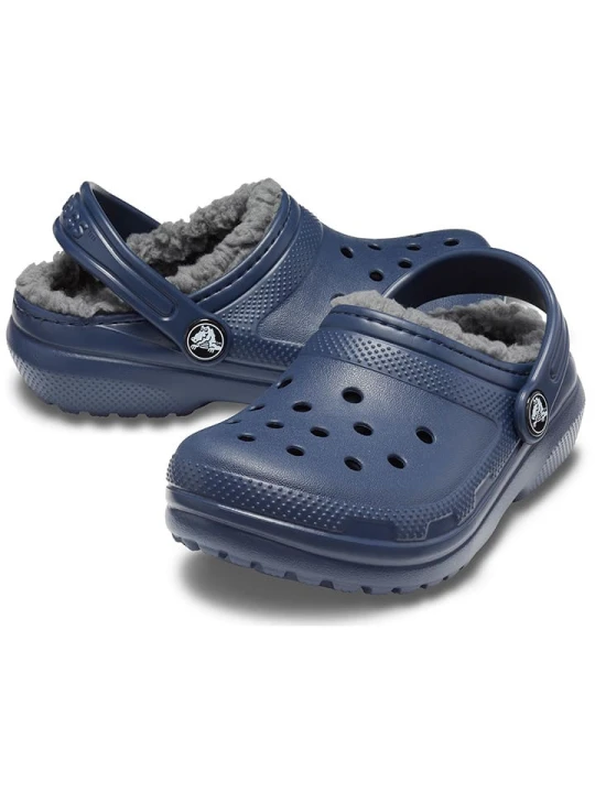 Zdjęcie produktu Crocs Chodaki "Classic Lined" w kolorze granatowym rozmiar: 20/21