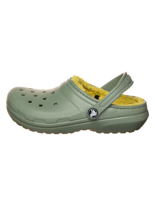 Zdjęcie produktu Crocs Chodaki "Classic Lined" w kolorze khaki rozmiar: 30 / 31