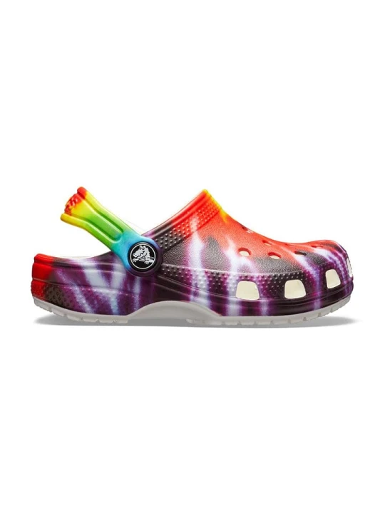 Zdjęcie produktu Crocs Chodaki "Classic TieDye" w kolorze białym ze wzorem rozmiar: 19 / 20