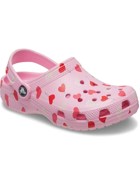 Zdjęcie produktu Crocs Chodaki "Classic VDay" w kolorze czerwono-jasnoróżowym rozmiar: 20/21