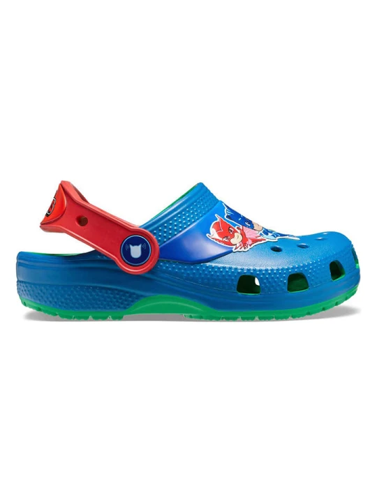Zdjęcie produktu Crocs Chodaki "Classic" w kolorze niebiesko-czerwonym rozmiar: 19 / 20