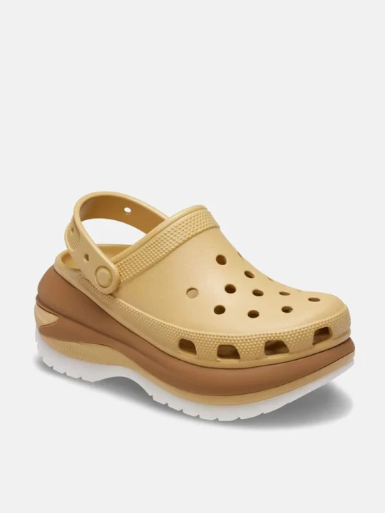 Zdjęcie produktu Crocs Chodaki "Mega Crush Matte" w kolorze beżowym rozmiar: 42 / 43