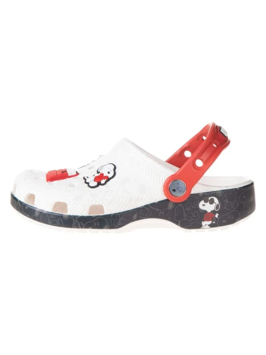 Zdjęcie produktu Crocs Chodaki "Peanuts Classic" w kolorze białym rozmiar: 20 / 21