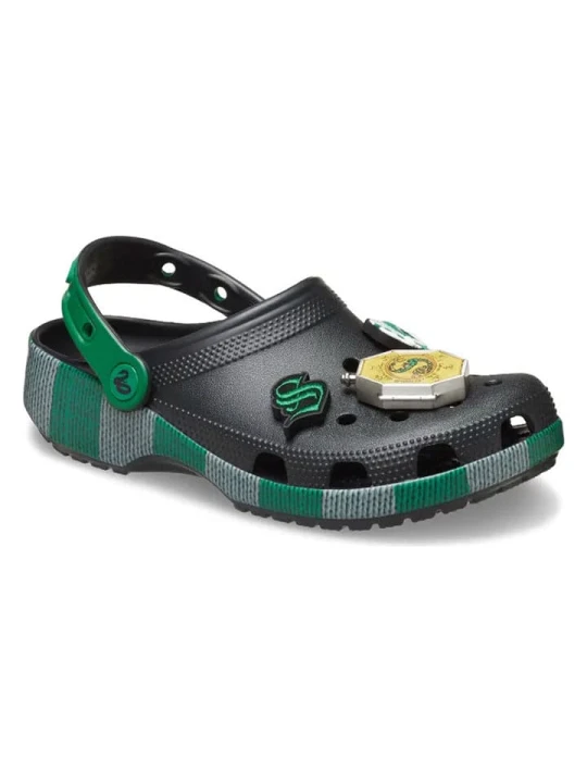 Zdjęcie produktu Crocs Chodaki "Slytherin" w kolorze czarno-zielonym rozmiar: 29/30