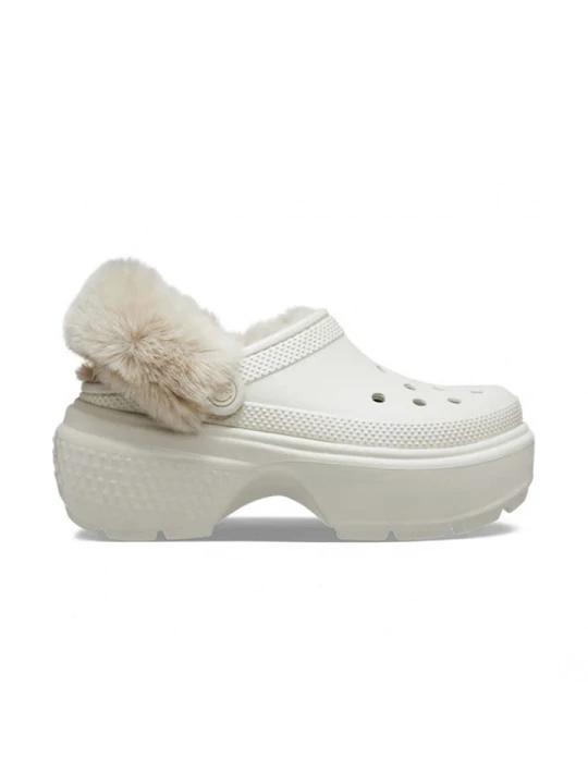 Zdjęcie produktu Crocs Chodaki "Stomp Lined" w kolorze kremowym rozmiar: 41/42