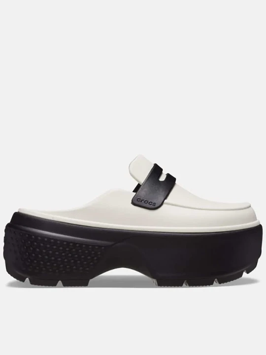 Zdjęcie produktu Crocs Chodaki "Stomp" w kolorze biało-czarnym rozmiar: 39/40