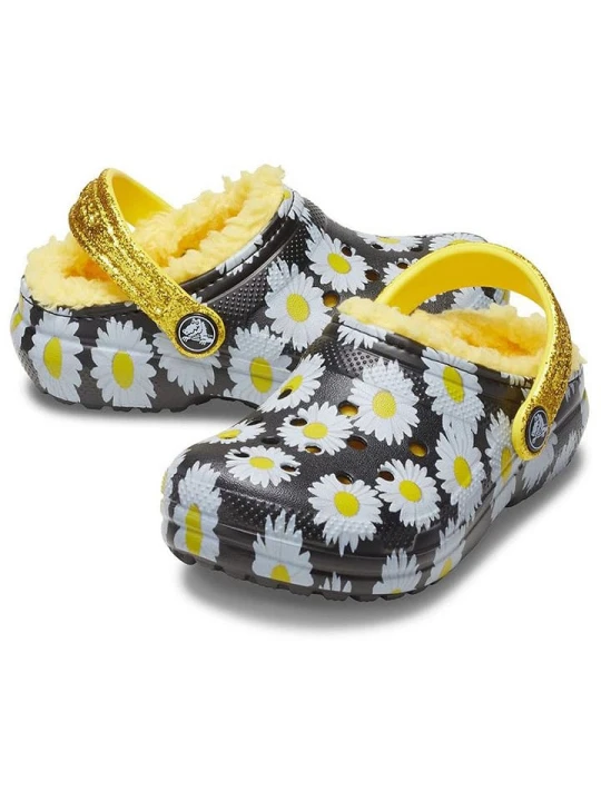 Zdjęcie produktu Crocs Chodaki "Vacay Vibes" w kolorze czarno-żółto-białym rozmiar: 19/20
