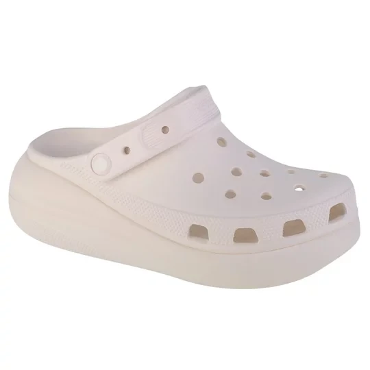 Zdjęcie produktu Crocs Classic Crush Clog 207521-100, Damskie, Białe, klapki, syntetyk, rozmiar: 36 / 37