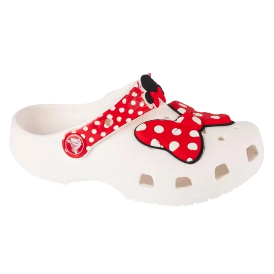 Zdjęcie produktu Crocs Classic Disney Minnie Mouse Clog 208710-119, Dla dziewczynki, Białe, klapki, syntetyk, rozmiar: 20 / 21