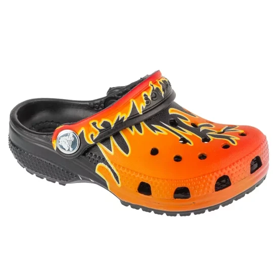Zdjęcie produktu Crocs Classic Flame Clogs Kids T 211214-0C4, Dla dziewczynki, Czarne, klapki, syntetyk, rozmiar: 23 / 24