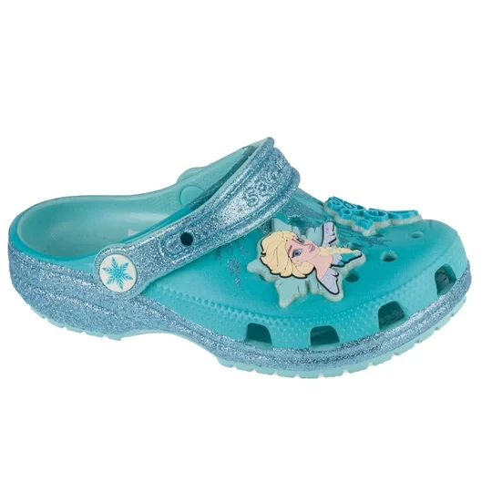 Zdjęcie produktu Crocs Classic Frozen Elsa Clog Kids 210235-90H, Dla dziewczynki, Niebieskie, klapki, syntetyk, rozmiar: 30/31