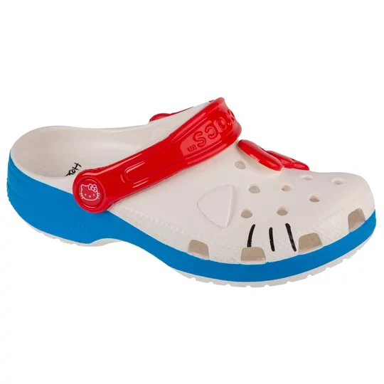 Zdjęcie produktu Crocs Classic Hello Kitty Iam Kids Clog 209454-100, Dla dziewczynki, Białe, klapki, syntetyk, rozmiar: 29 / 30