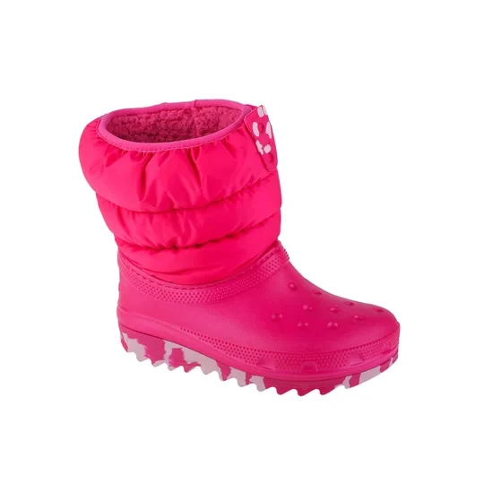 Zdjęcie produktu Crocs Classic Neo Puff Boot Kids 207684-6X0, Dla dziewczynki, Różowe, śniegowce, syntetyk, rozmiar: 29 / 30
