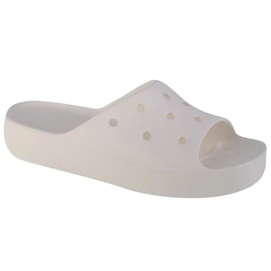 Zdjęcie produktu Crocs Classic Platform Slide 208180-100, Damskie, Białe, klapki, syntetyk, rozmiar: 36 / 37