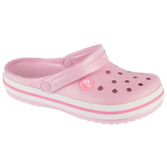 Zdjęcie produktu Crocs Crocband Clog K 207006-6GD, Dla dziewczynki, Różowe, klapki, syntetyk, rozmiar: 28 / 29
