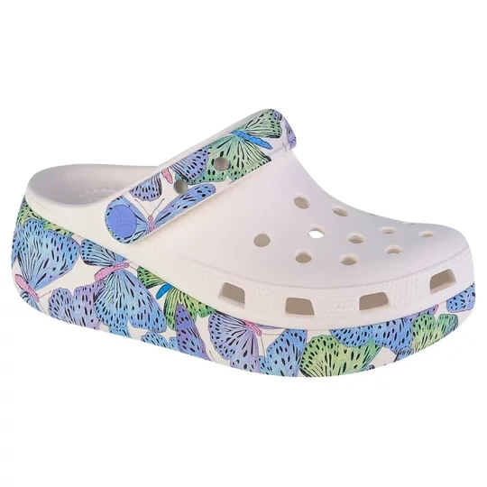 Zdjęcie produktu Crocs Cutie Crush Butterfly Kids Clog 208298-94S, Dla dziewczynki, Białe, klapki, syntetyk, rozmiar: 28 / 29