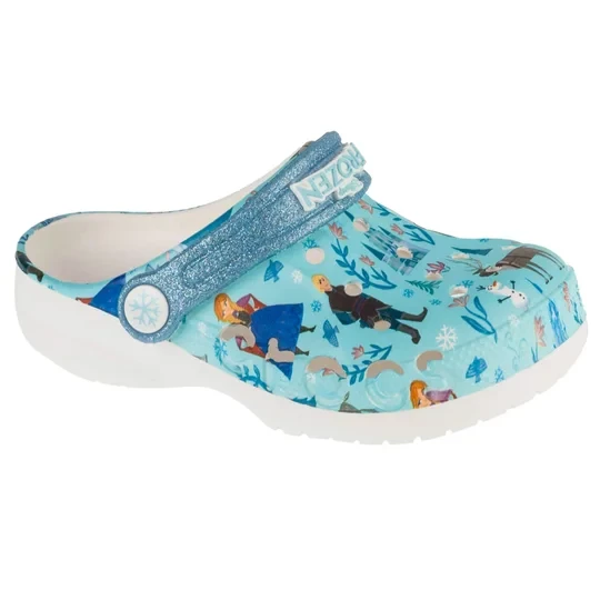 Zdjęcie produktu Crocs Frozen Baya Clog Kids 210352-90H, Dla dziewczynki, Niebieskie, klapki, syntetyk, rozmiar: 28/29