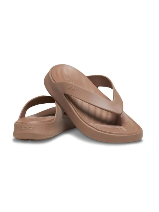 Zdjęcie produktu Crocs Japonki "Getaway Flip" w kolorze jasnobrązowym rozmiar: 34/35