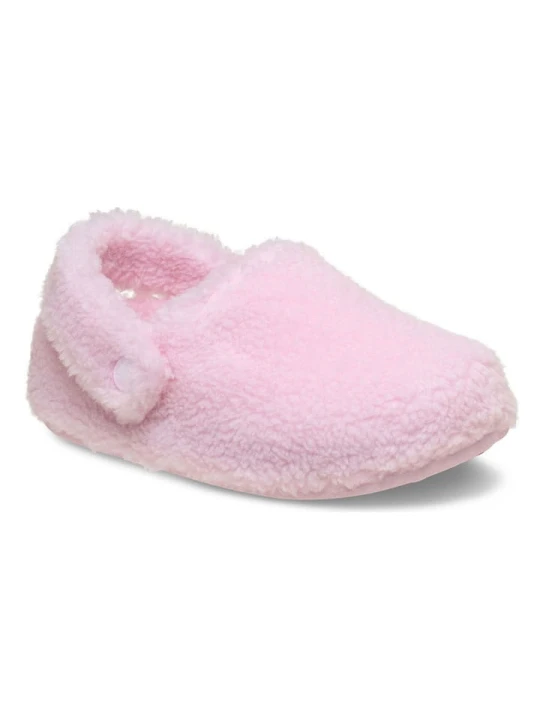 Zdjęcie produktu Crocs Kapcie "Classic Cozzzy" w kolorze jasnoróżowym rozmiar: 33/34